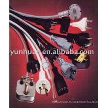 Cable de alimentación con interruptor cable IEC plomo PVC